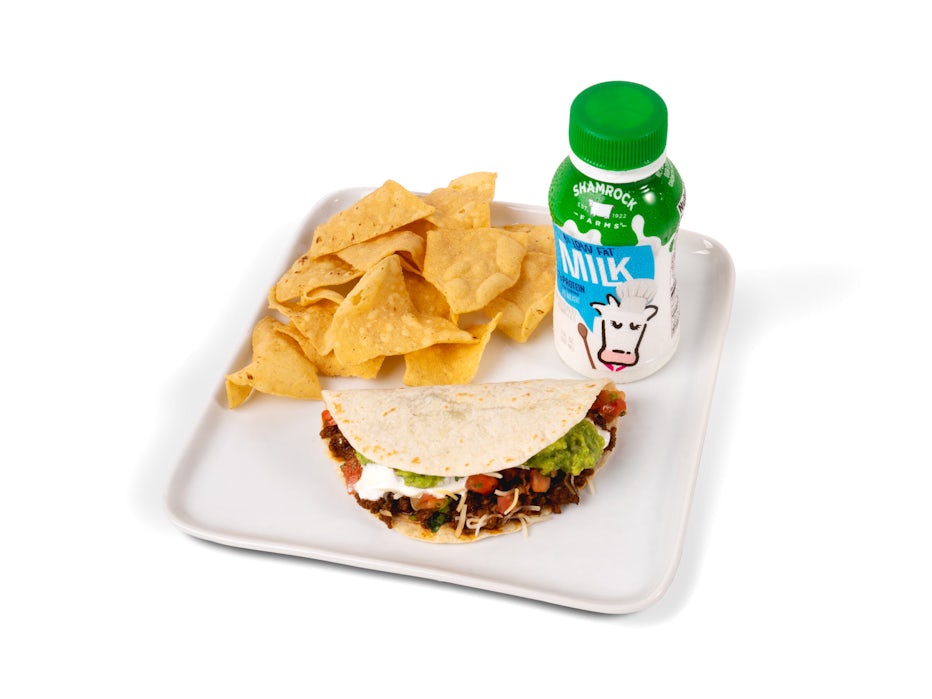 Taco Kids Meal from the QDOBA menu