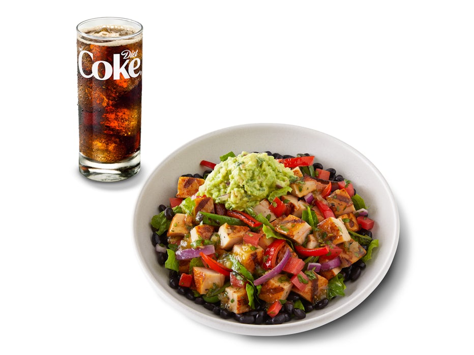 Chicken Double Protein Bowl + Drink from the QDOBA menu