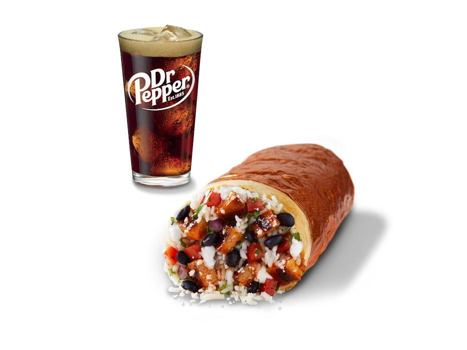 Cholula® Hot & Sweet Chicken Burrito or Bowl + Drink from the QDOBA menu