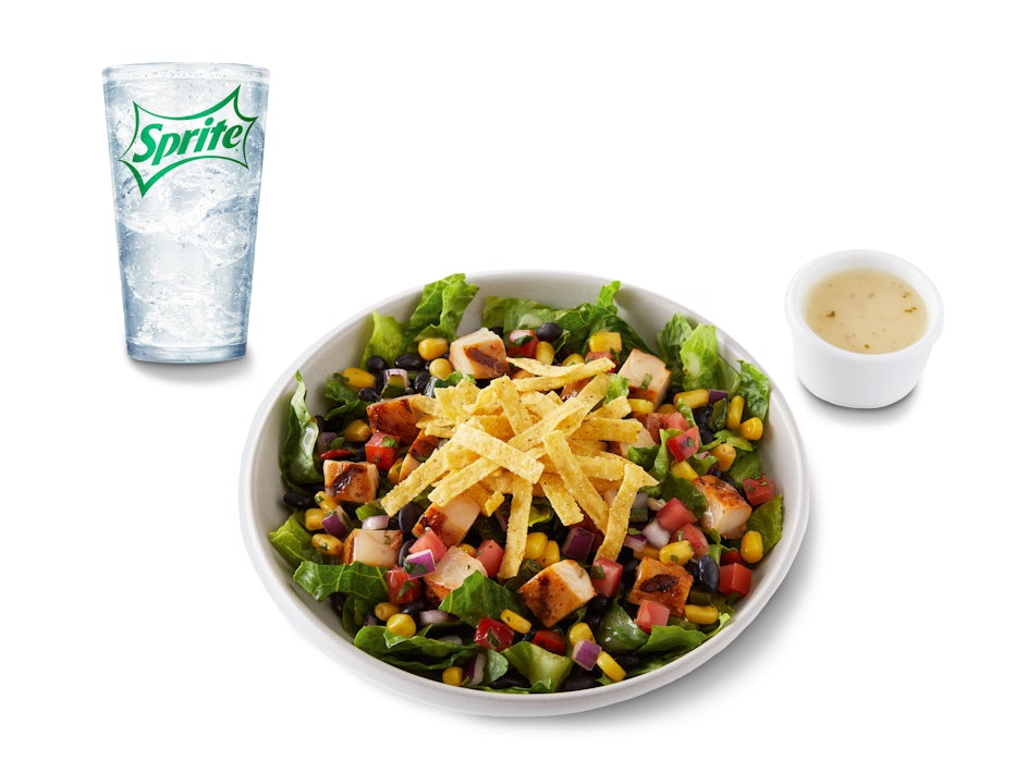 Citrus Lime Chicken Salad + Drink from the QDOBA menu