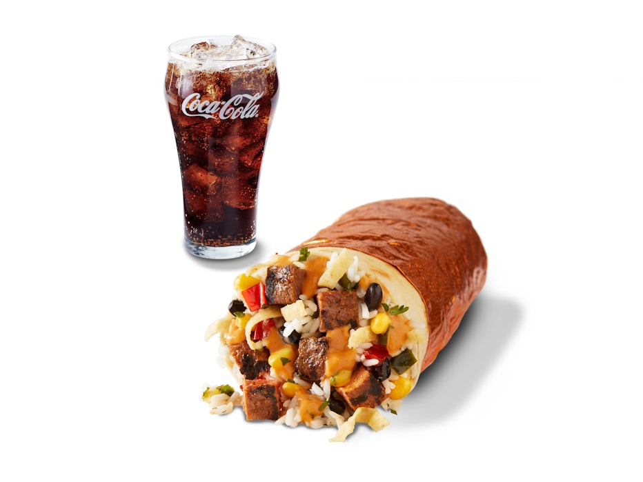 Southwest Steak Burrito + Drink from the QDOBA menu