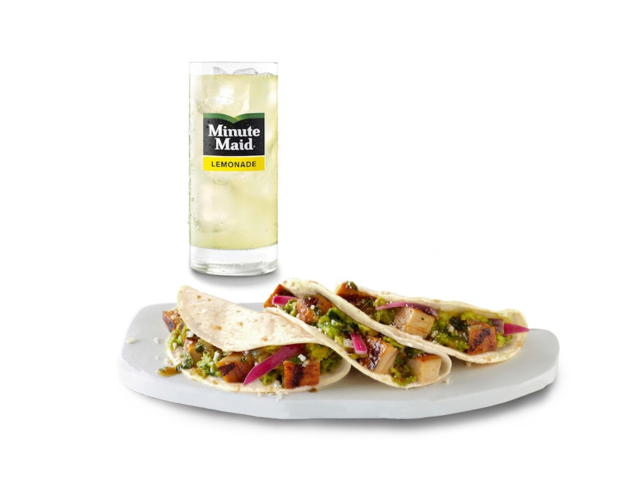 Street Style Chicken Tacos + Drink from the QDOBA menu